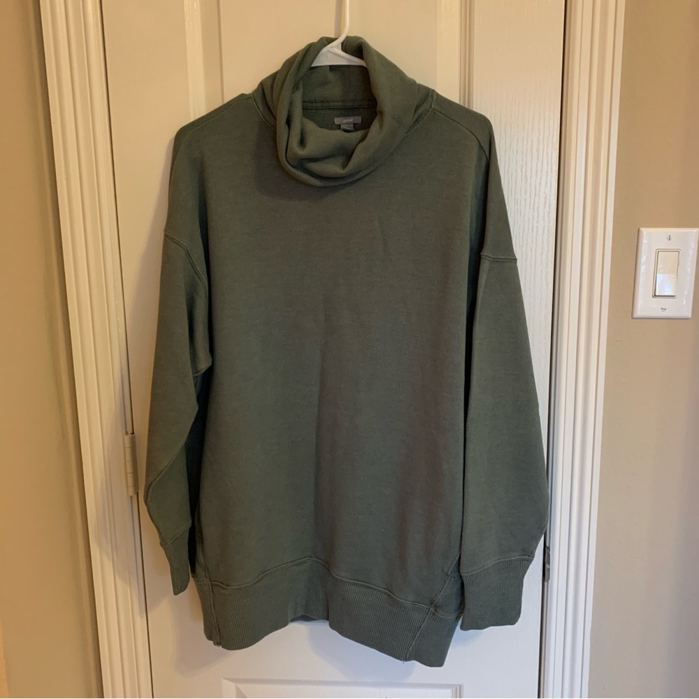 Aerie American Eagle Oversized Turtleneck Sweatshirt Size Medium